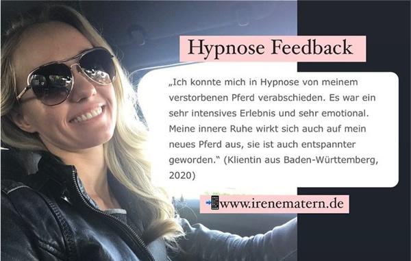 Hypnose Feedback Tieverabschiedung